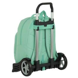 Safta Mochila 305+Carro Evolution Blackfit8 Turquesa