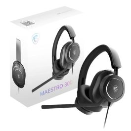 MSI Auriculares Gaming Maestro 300 con Micrófono USB-C/A, Drivers de Neodimio de 40 mm, Negro, Compatible con PC, Mac, Consolas y Móviles Precio: 40.49999954. SKU: B1E2GX7EWG
