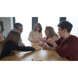 Blue Orange Pizza de Queso Taco Chat Bouc - Juego de cartas de descarte rápido y atento