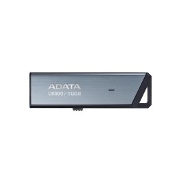 Memoria USB Adata AELI-UE800-512G-CSG 512 GB Negro Plateado