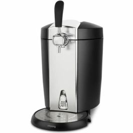 H.Koenig BW1778 Dispensador de cerveza 5L, Temperatura Ajustable 2-12°C, Acero Inoxidable, Enfriamiento Integrado