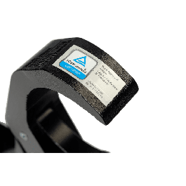 Algamlight Pack 24 Ganchos Universales Negros para Estructuras Ø42-60mm de Aluminio, Carga Máx 100 kg, Certificado TÜV