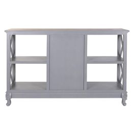 Buffet Tradicional DKD Home Decor Gris Natural 40 x 84.5 x 132 cm