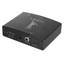Lindy Extractor de Audio HDMI 4K@30Hz con Salida Óptica y RCA (Digital/Analógica) para Pantallas y Sistemas de Sonido