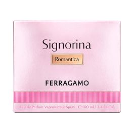 Salvatore Ferragamo SIGNORINA ROMANTICA Eau de Parfum Vaporizador 100 ml - Fragancia Floral Oriental Dulce con Notas de Grosella Negra, Limón, Flor de Azahar, Vainilla y Sándalo