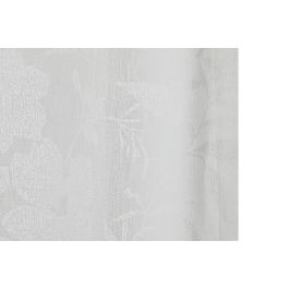 Cortina Romantico DKD Home Decor Blanco 260 x 140 cm (2 Unidades)