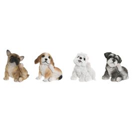 DKD Home Decor Figura de Resina Perros Multicolor 12 x 17 x 13.5 cm (4 Unidades) Precio: 36.79000039. SKU: B139B7RCSR