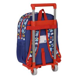 Mochila Escolar con Ruedas Blue's Clues Azul marino (26 x 34 x 11 cm) Mochila Escolar con Ruedas Blue's Clues Azul marino (26 x 34 x 11 cm)