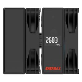 Enermax ETS-T60D-ARGB Refrigerador de aire Negro con iluminación LED