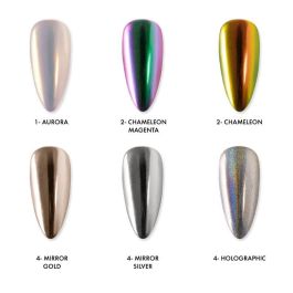 Andreia Lápiz Chrome Illusion Pen 01 Uñas Efecto Cromado Todo en Uno Fácil Aplicación Vegano