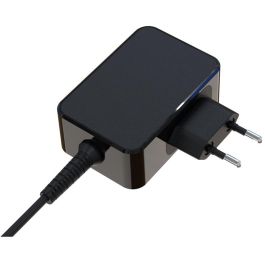LC-Power LC-NB-GAN-45-C Cargador USB-C GaN 45W para Portátil, Adaptador de Corriente Alterna Negro