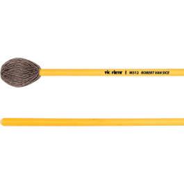 Vic Firth Mazas M312 Robert Van Sice Mediana Blanda para Vibráfono y Teclado