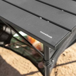 Mesa de Camping Plegable con Cesta y Funda Folble InnovaGoods