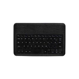 Phoenix Technologies Funda Universal con Teclado para Tablet 7-8 Pulgadas, Negro, Conexión Micro USB