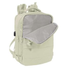 Safta Mochila Viaje Cabina Portatil 15,6'' Beige 29x44x19 cm