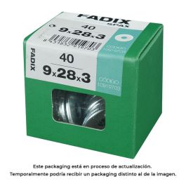 Caja l 40 unid. arandela ancha cinc 9,0x28x3mm fadix Precio: 5.50000055. SKU: S7913820