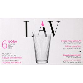 Set de 6 Vasos Nora 325 cc - Lav (8 Cajas) Set de 6 Vasos Nora 325 cc - Lav (8 Cajas)