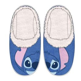 Cerdá Zapatillas de Casa Abiertas con Diseño del Personaje Stitch, Color Azul, Talla 40-41