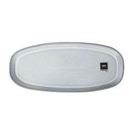 La Mediterranea Fuente Oval Black Clay, 28.5 x 12.7 x 2.2 cm (12 Unidades)