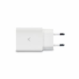 Cargador de Pared KSIX 2 USB 2.4A Blanco Cargador de Pared KSIX 2 USB 2.4A Blanco