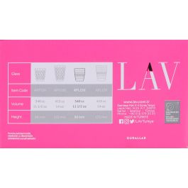 Set de 6 vasos Apollon 340 cc - Lav (8 Cajas) Set de 6 vasos Apollon 340 cc - Lav (8 Cajas)