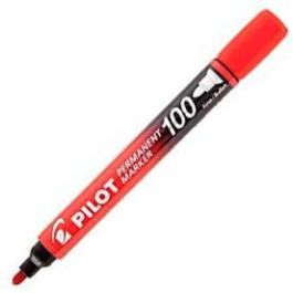 Pilot Rotulador Permanente SCA-100 Rojo - Set de 12 Unidades (Set de 12) Precio: 9.5000004. SKU: S8422481