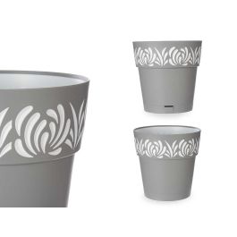 Maceta Plastico 30 Cm Gaia Gris Stefanplast (6 Unidades) Precio: 43.49999973. SKU: B129NP3QB4