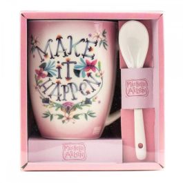 Enesco Taza con Cuchara Make It Precio: 8.49999953. SKU: B16LJD7AGZ