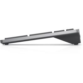Dell Teclado Inalámbrico KB740, Tecnología Tijeras, QWERTY Español, Bluetooth 5.0 y USB, Compacto, Multidispositivo, Gris Titanio