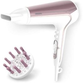 Secador Philips Drycare Advanced BHD186/ 2200W/ Blanco/ Rosa Secador Philips Drycare Advanced BHD186/ 2200W/ Blanco/ Rosa