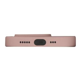 dbramante1928 Monaco MagSafe iPhone 15 Pink Sand - Funda de Silicona Reciclada, 3 Capas Protección Impactos, Agarre Suave