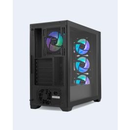 NOX Hummer Horus Midi Tower Gaming PC Cristal Templado Frontal/Lateral ARGB 4x120mm Ventiladores Negro E-ATX ATX mATX ITX NOX Hummer Horus Midi Tower Gaming PC Cristal Templado Frontal/Lateral ARGB 4x120mm Ventiladores Negro E-ATX ATX mATX ITX