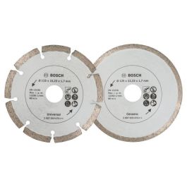 BOSCH 2 discos de diamante materiales de 125 mm Precio: 39.69000013. SKU: B1JA6VJW28