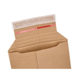 Q-connect Sobre de cartón reciclado 100% Kraft autoadhesivo 314x252x72 mm para envíos
