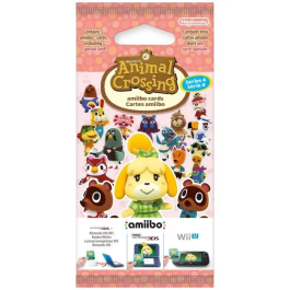 Nintendo Animal Crossing Tarjetas Serie 4 - Paquete de 3