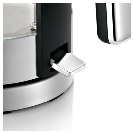 WMF Lono Wasserkocher 0413150011 Hervidor de Agua 1.7 L 3000 W Vidrio y Metal con Indicador de Nivel, Apagado Automático y Base 360°