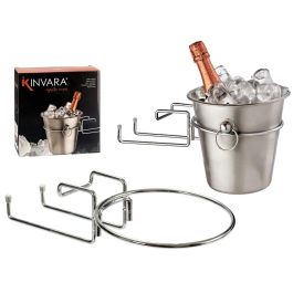 Soporte para cubitera de acero inoxidable 18 cm Kinvara (12 Unidades) Precio: 51.89000058. SKU: B122Q67ATP