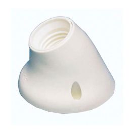 F-Line Portalámparas de superficie con zócalo curvo E27, color blanco Precio: 1.88999943. SKU: B1KL5MZMRR