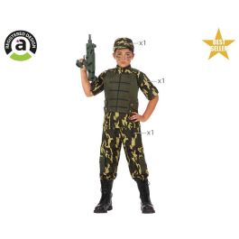 Disfraz para Niños 10954 Militar Verde (4 Piezas)