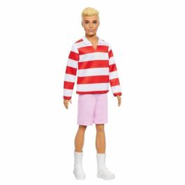 Barbie Muñeco Ken Fashionista Polo Rayas HYV01 Mattel