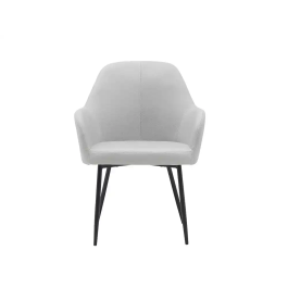 Q-connect Silla Confidente Siemione Base Metálica Color Gris Claro Altura Máx 820 mm Profundidad 580 mm Anchura 570 mm Tapizado en Tela