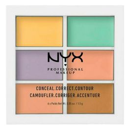 Nyx Professional Make Up Paleta CONCEAL CORRECT CONTOUR Maquillaje Corrector y Contorno 6 Tonos 6 x 1,5 gr Vegano Cruelty Free Precio: 14.49999991. SKU: S0572162