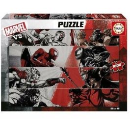 Educa Puzzle 1000 piezas Marvel Vs con cola FIX PUZZLE® Cartón, +14 años