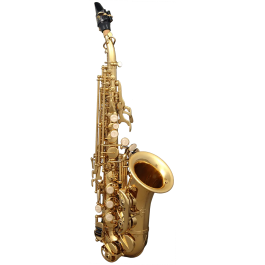 SML Saxofón Soprano Curvado SC620 SML Dorado Lacado Sib Con Kit BG Completo Precio: 550.208175. SKU: B1J5JGSWED