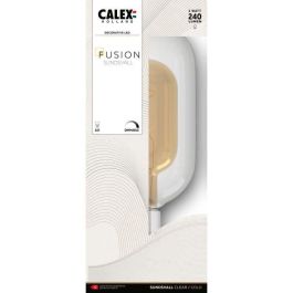 Bombilla LED E27 - CALEX - DECO XXL SUNDSVALL - Filamento espiral simple - 3W - 240 lm - 2200 K - Transparente / Oro blanco cálido Bombilla LED E27 - CALEX - DECO XXL SUNDSVALL - Filamento espiral simple - 3W - 240 lm - 2200 K - Transparente / Oro blanco cálido