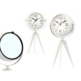 Reloj Forja Esfera Ovalada Espejo Blanco 32Cm Giftdecor (4 Unidades) Precio: 89.99000021. SKU: B16344566D