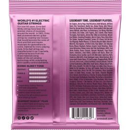 ERNIEBALL Slinky Mega 10.5-48 Tripack (3) Juego Cuerdas Guitarra Eléctrica Nickel Wound Calibres .0105-.048