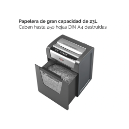 Trituradora de Papel Micro Corte Rexel Momentum M510 23 L