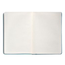 Cuaderno Con Gomilla Antartik Notes Tapa Dura A5 Hojas Cuadricula Azul Claro 100 Hojas 80 gr Fsc