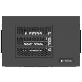 Thermaltake AX100 Estante PC Negro para ventiladores 120/140mm y radiador 480mm, soporta HDD 2.5/3.5"